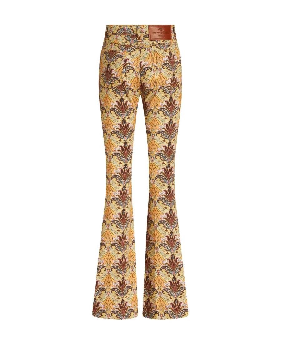 Paisley Print Jeans