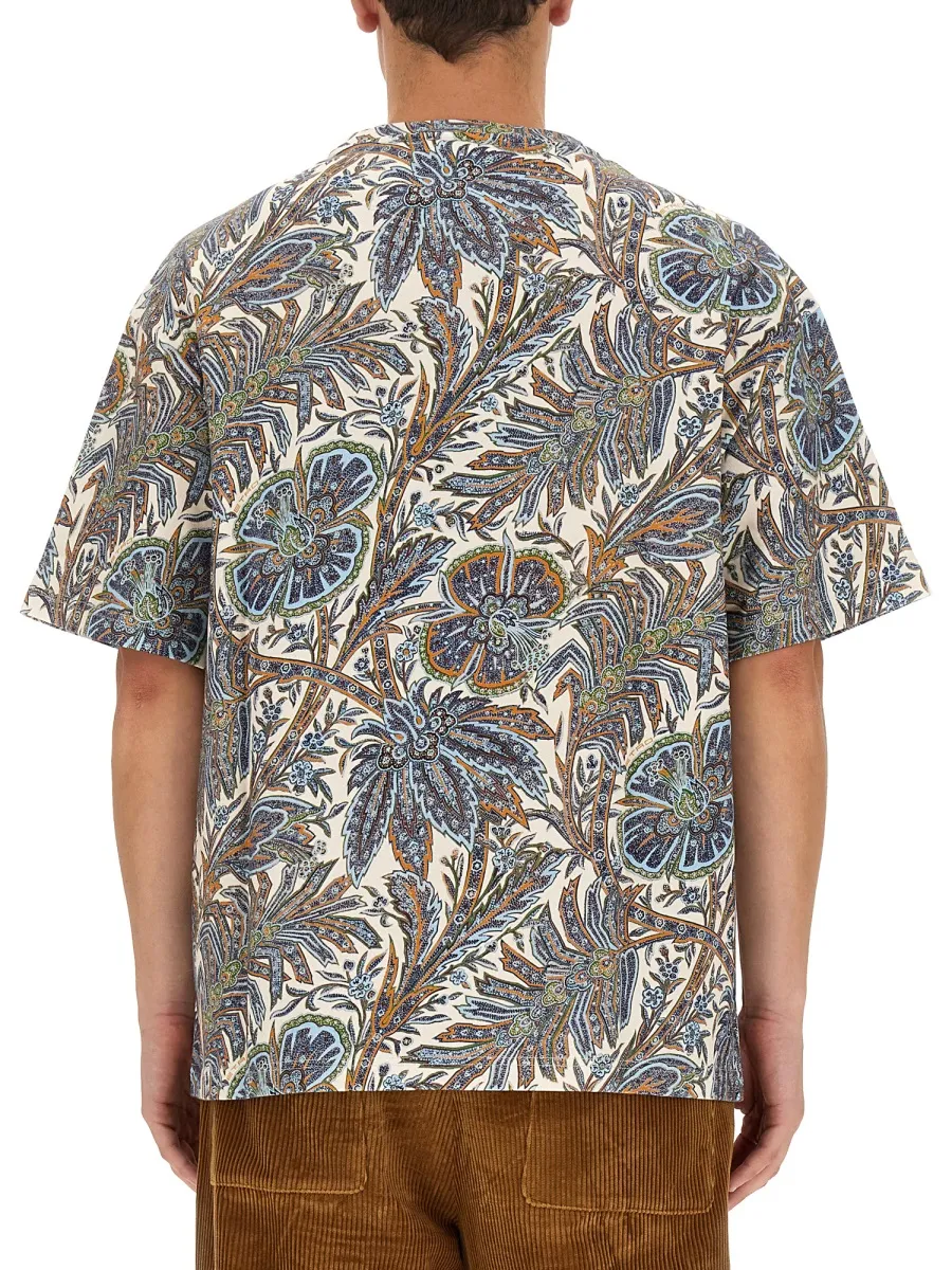 Floral Print Crewneck T-Shirt