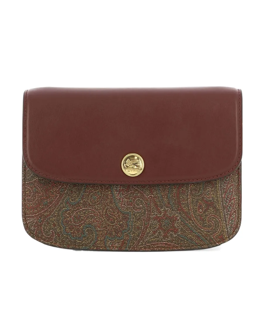 Essential Jacquard Foldover Crossbody Bag