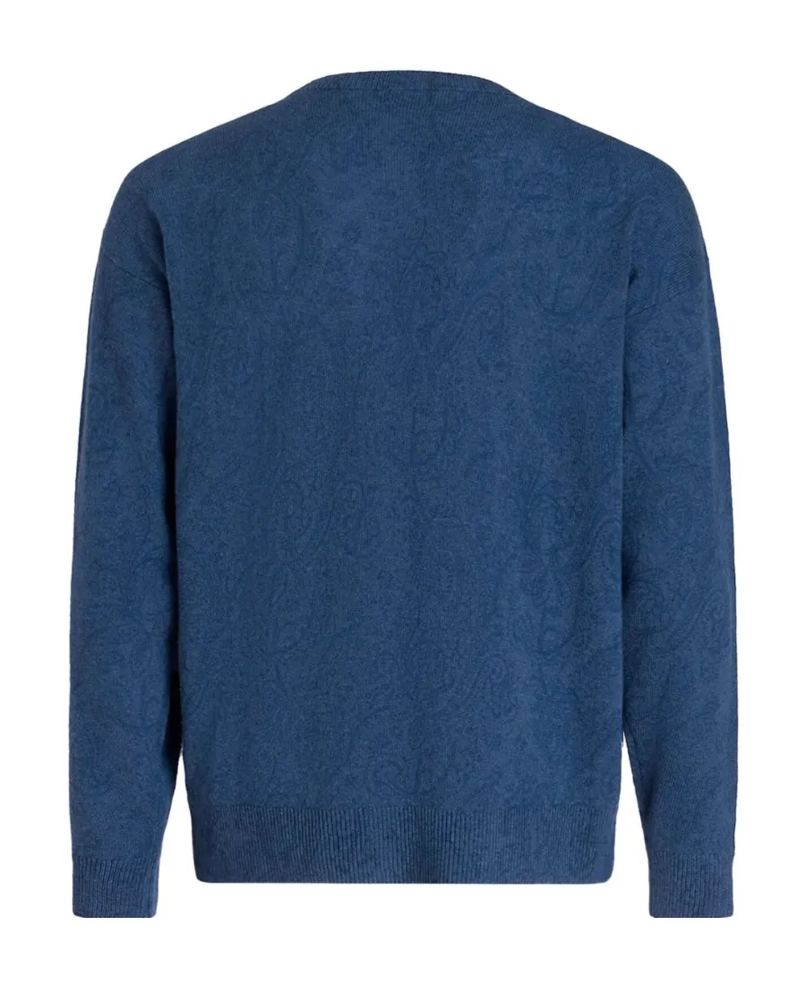 Logo-Embroidered Crewneck Knitted Jumper