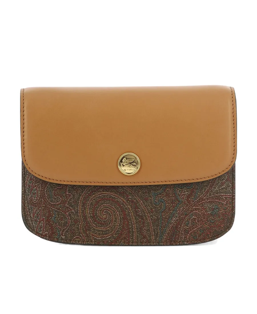 Essential Jacquard Foldover Crossbody Bag