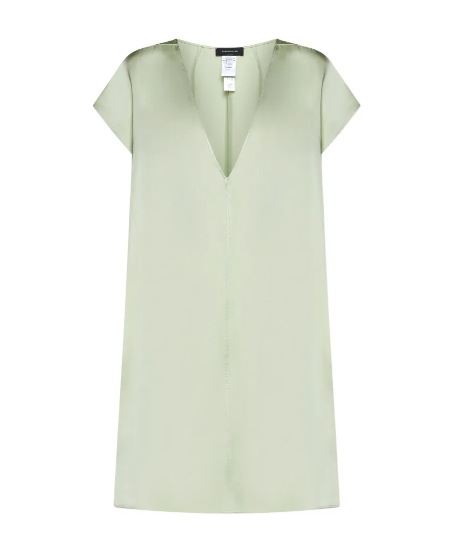 Beaded Satin Tunic