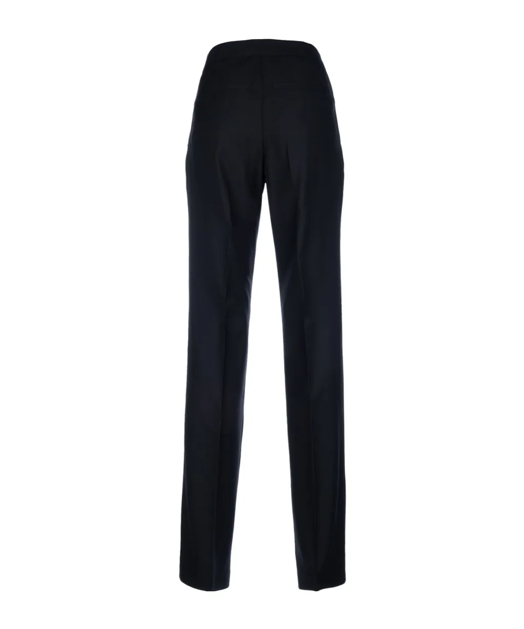 Straight-Leg Tailored Trousers