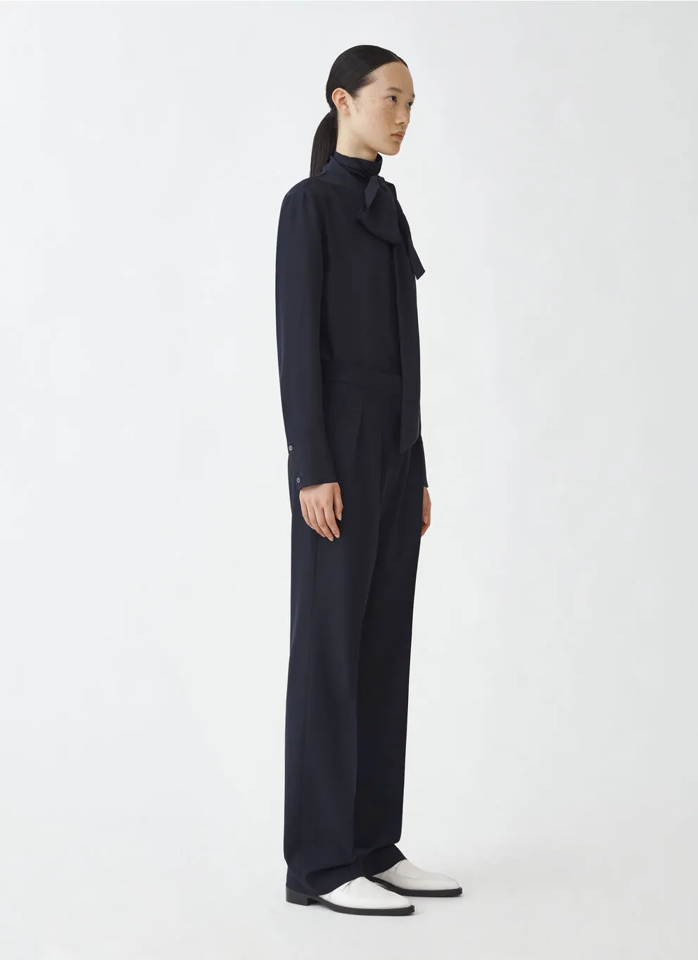 Straight-Leg Tailored Trousers