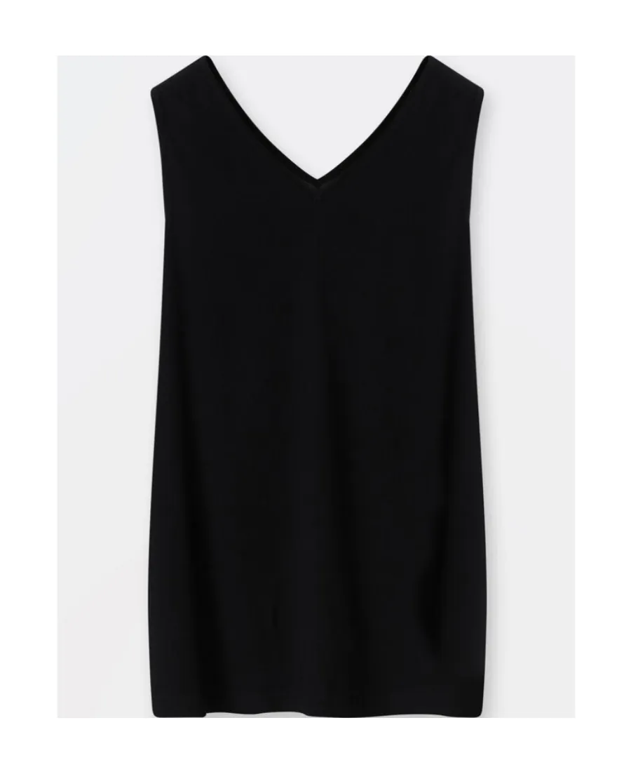 V-Neck Sleeveless Top