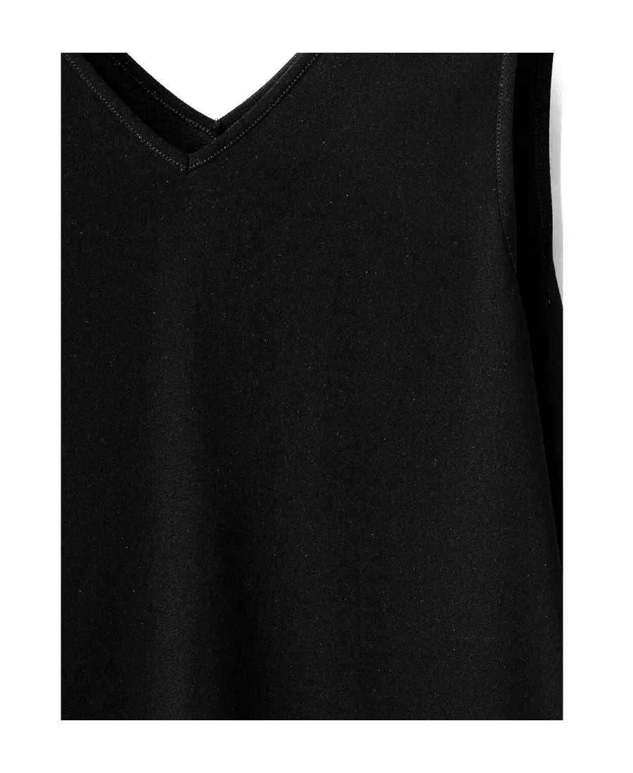 V-Neck Sleeveless Top
