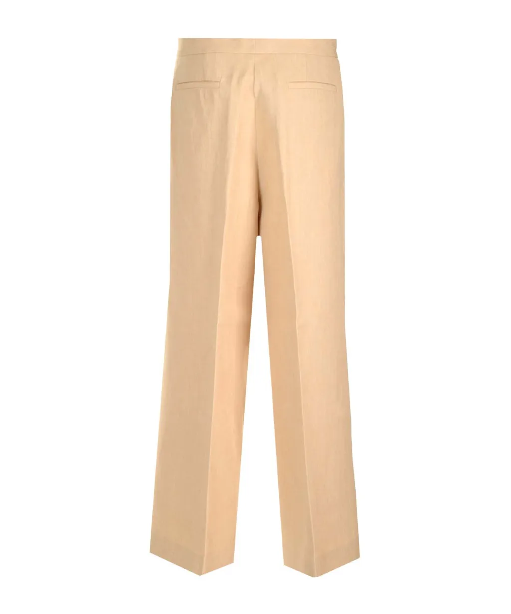 High-Waist Wide-Leg Trousers