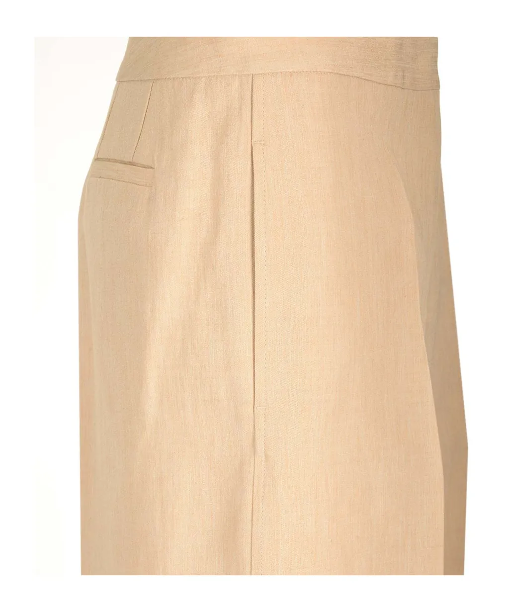 High-Waist Wide-Leg Trousers