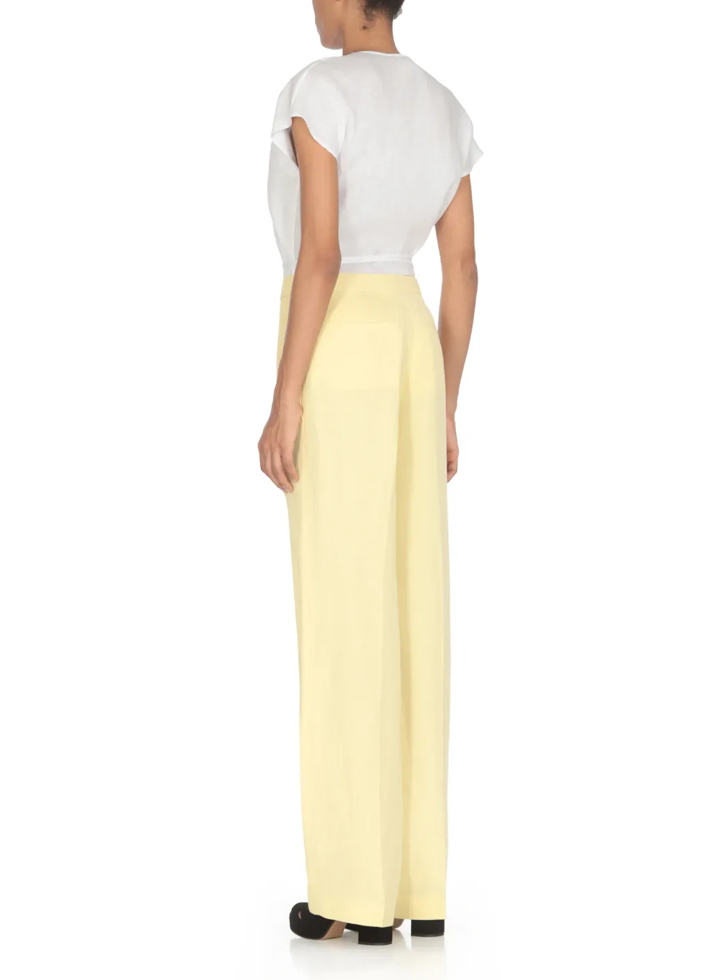 High Waist Straight-Leg Trousers