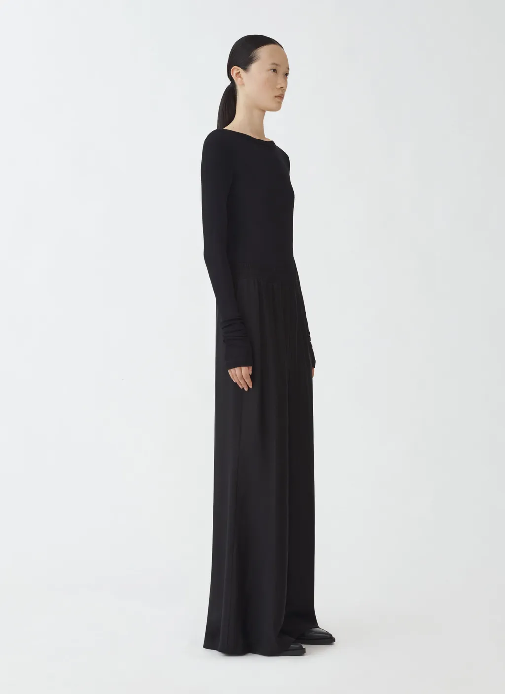 Wide-Leg Casual Pants