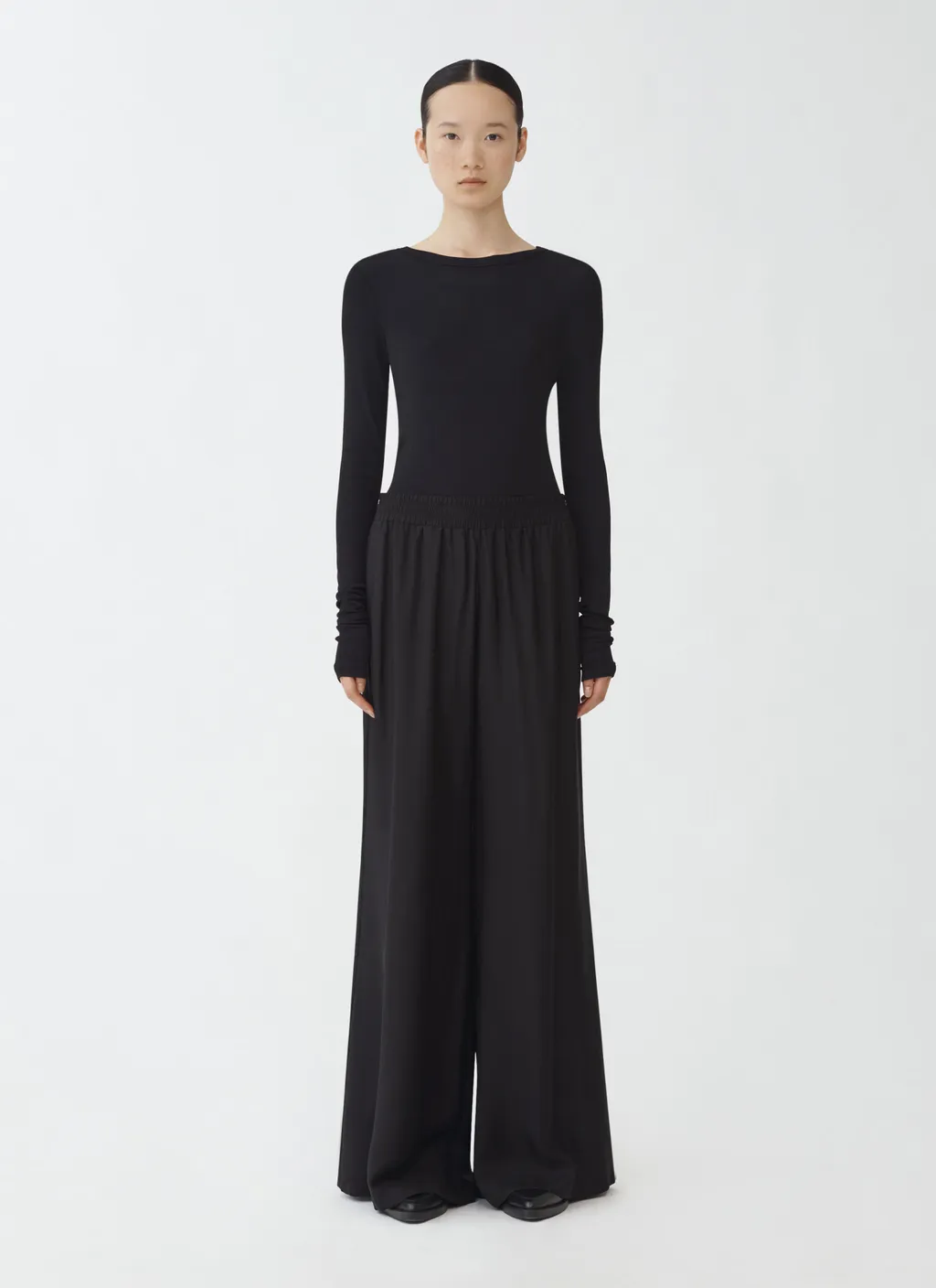 Wide-Leg Casual Pants