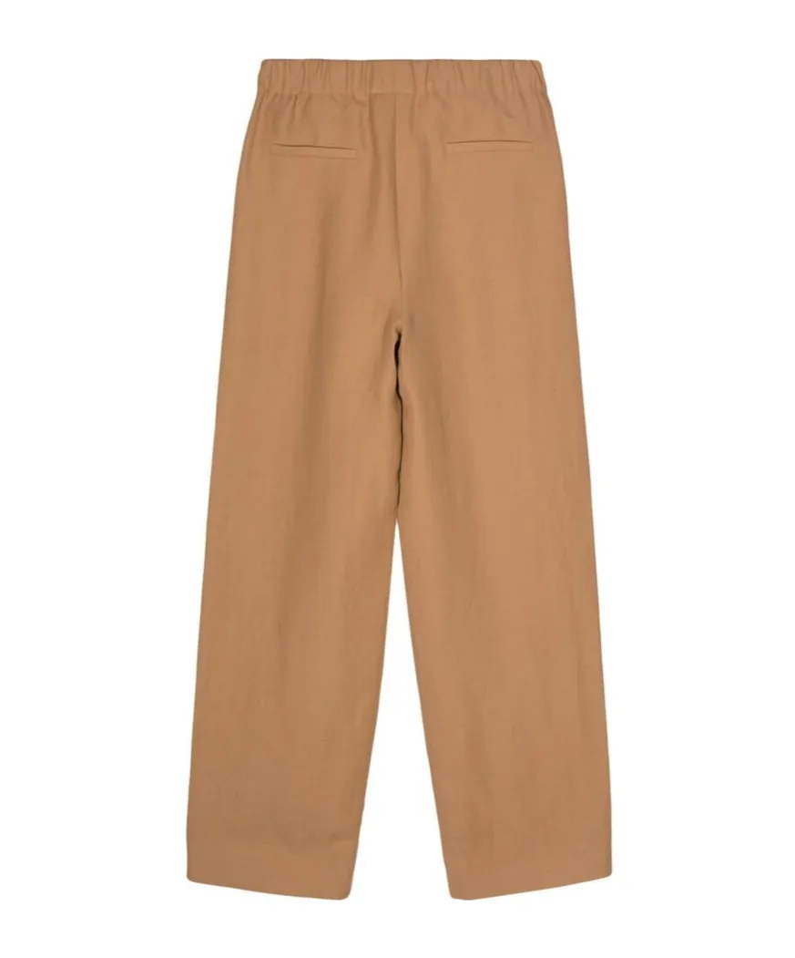 Mid-Rise Tapered-Leg Trousers