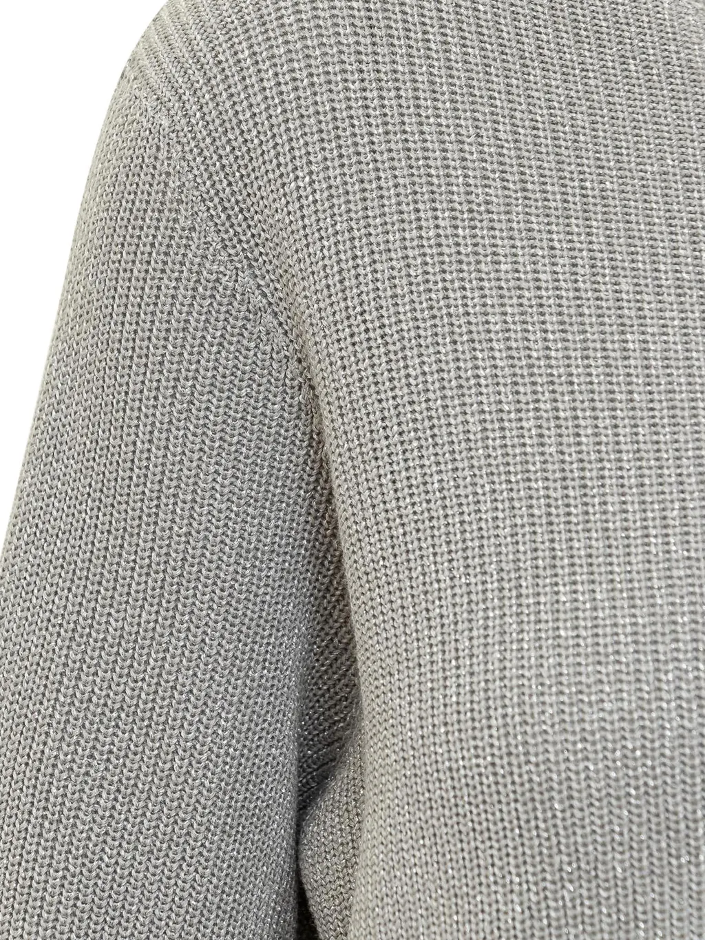 Fisherman Knit Lurex Jumper