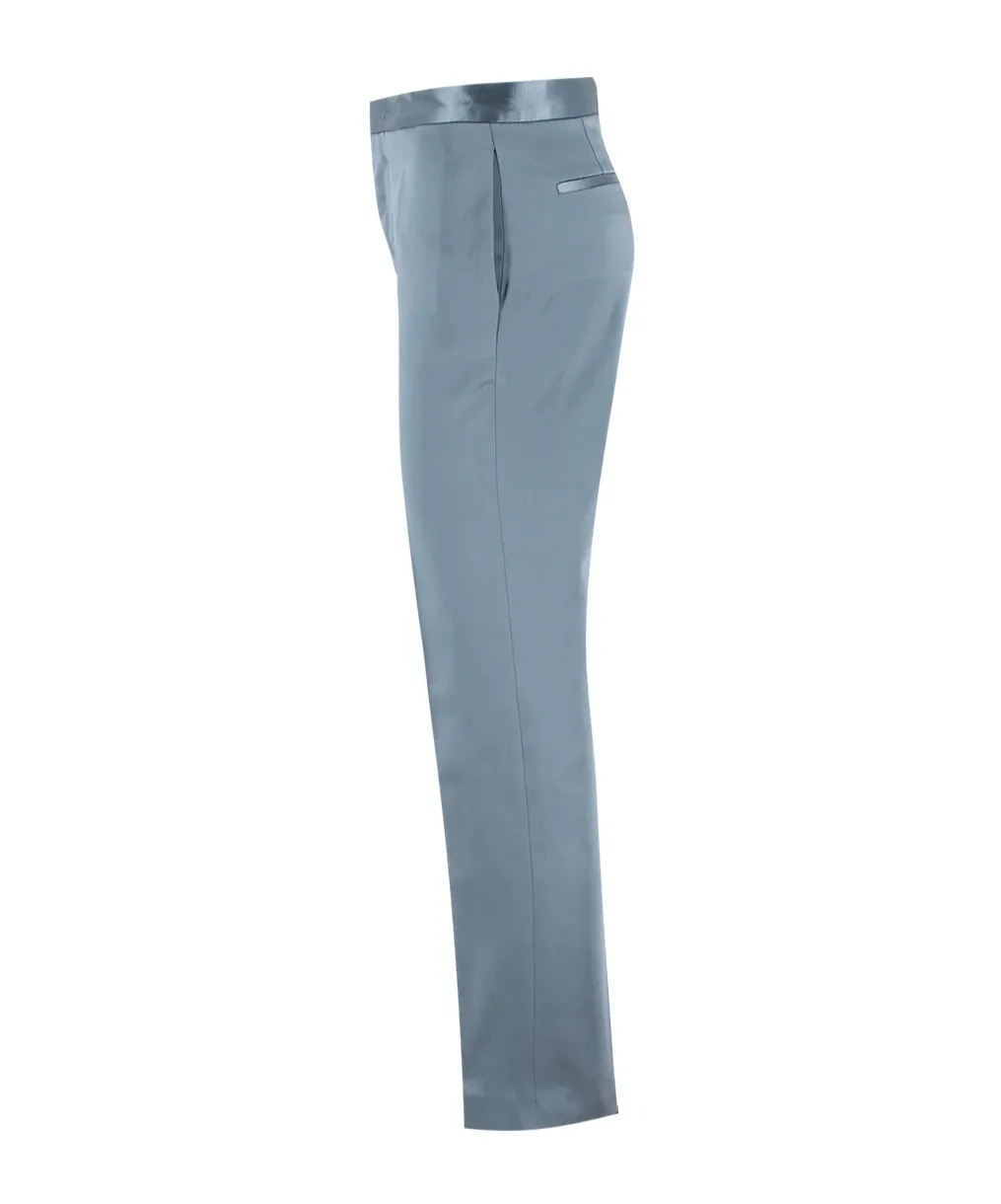 Regular Fit Satin Trousers