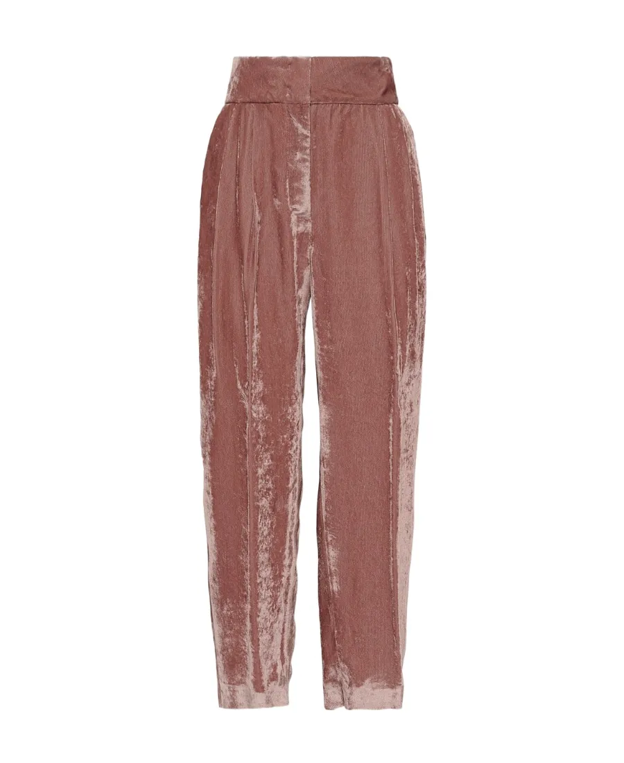 Pleated Hot Sewn Casual Pants
