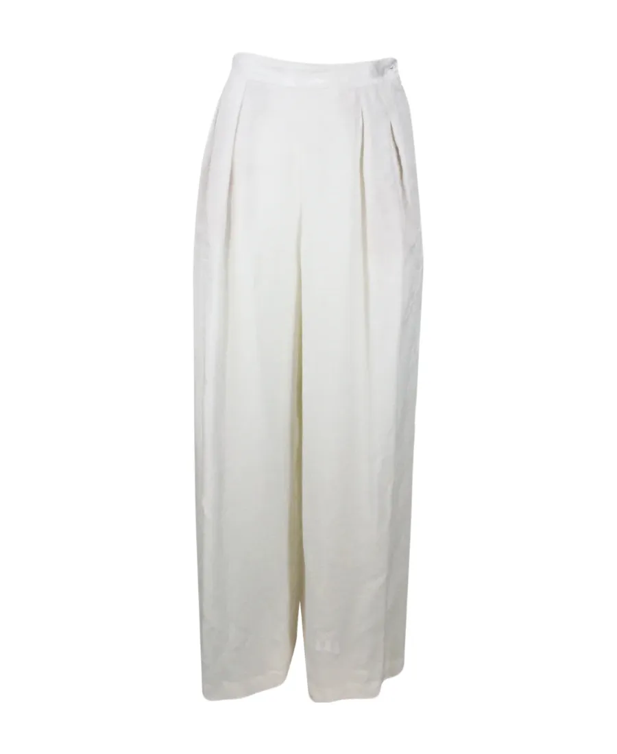 Pleated Detail Casual Pants