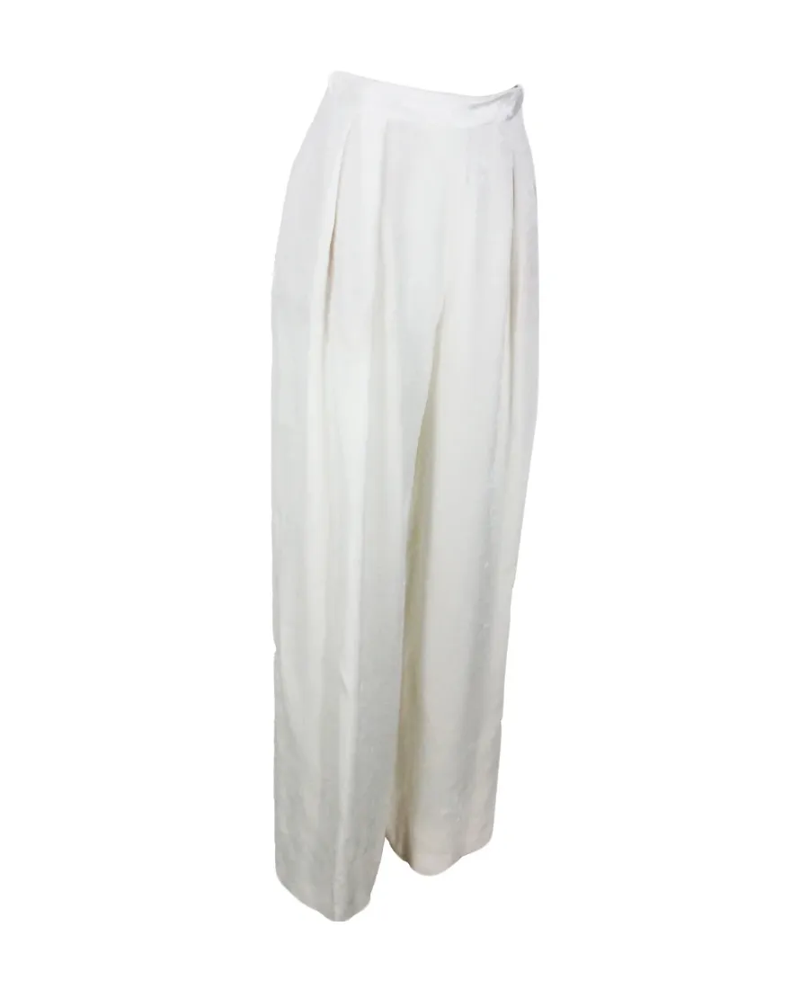 Pleated Detail Casual Pants