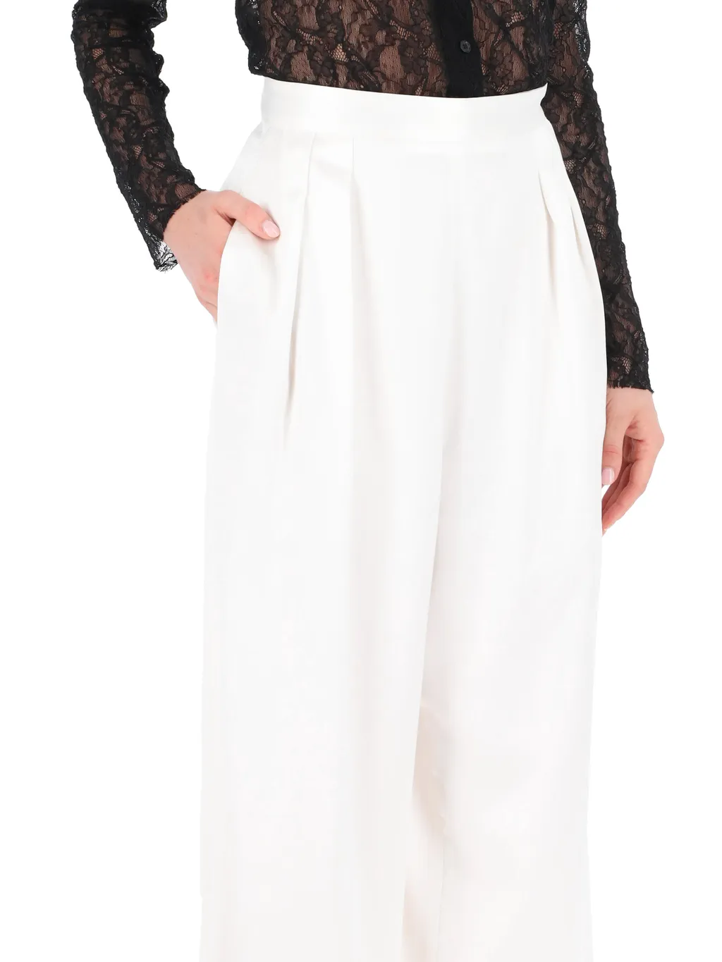 Pleated Detail Casual Pants