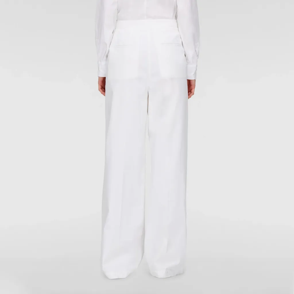 Pleated Zipper Casual Pants