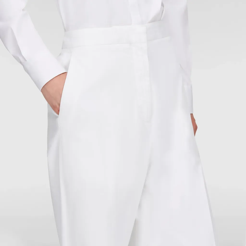 Pleated Zipper Casual Pants