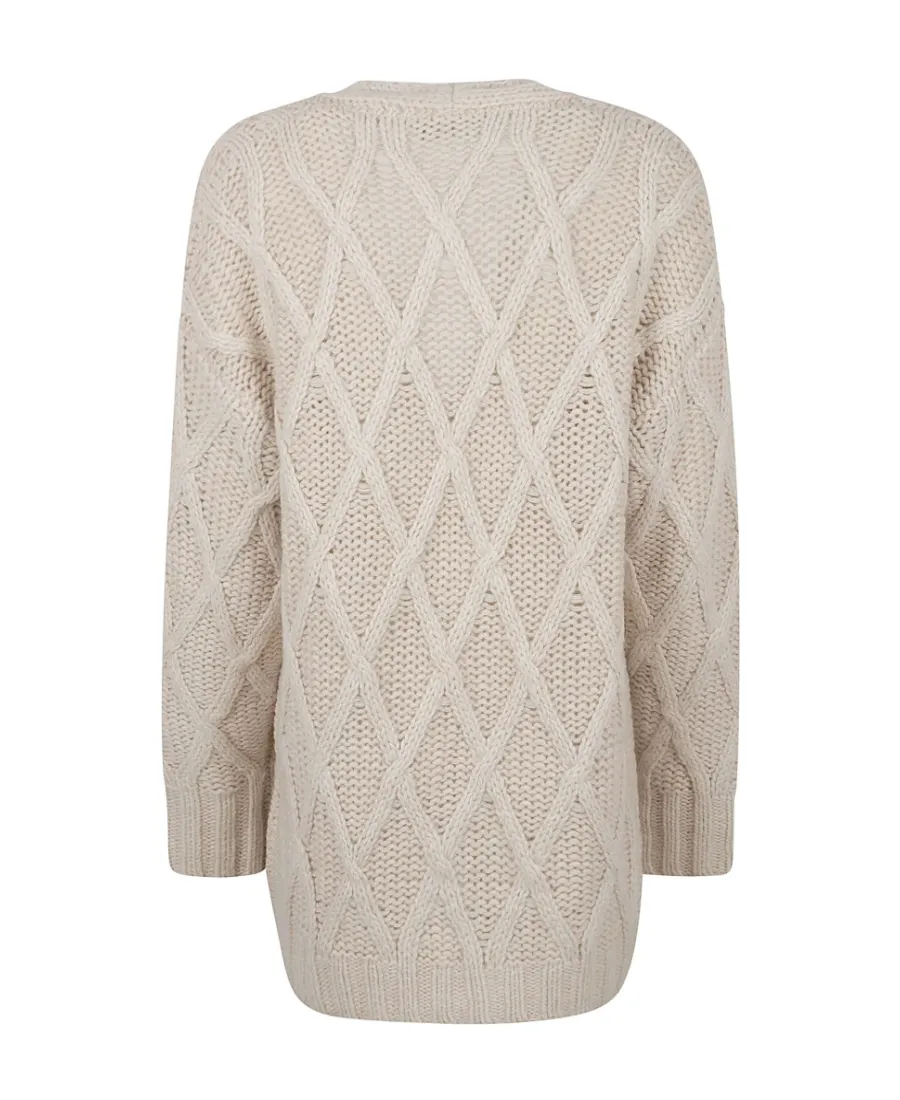 V-Neck Long-Sleeved Sweater