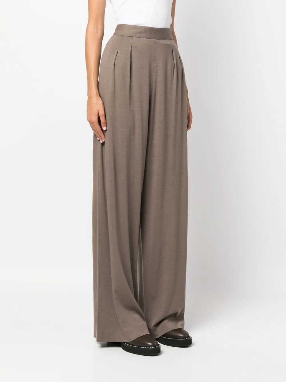 Straight-Leg Tailored Trousers