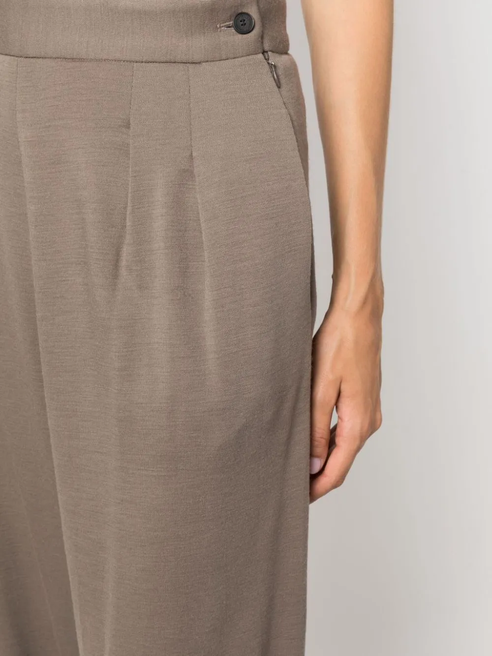 Straight-Leg Tailored Trousers