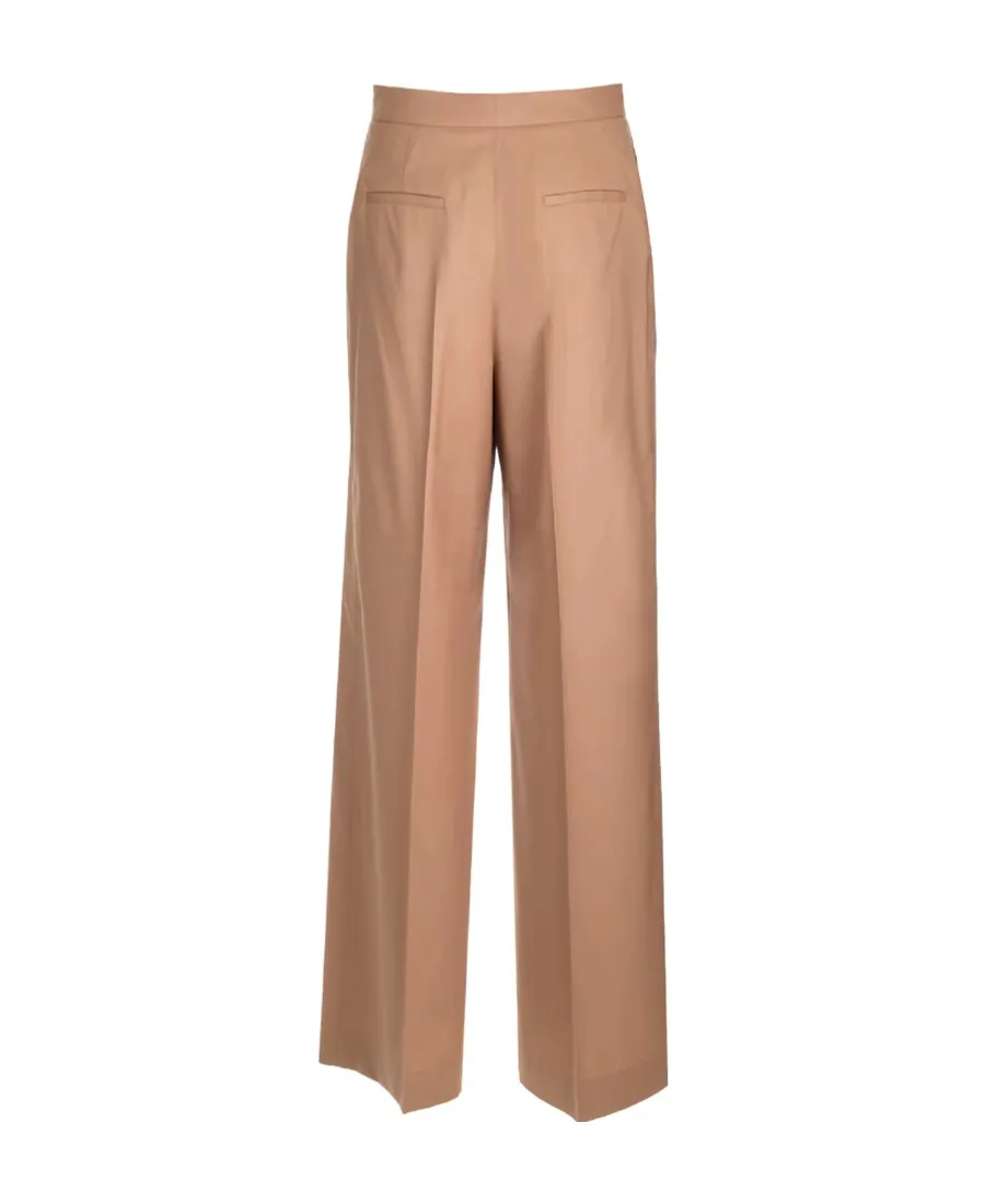 Pleated Zipper Casual Pants