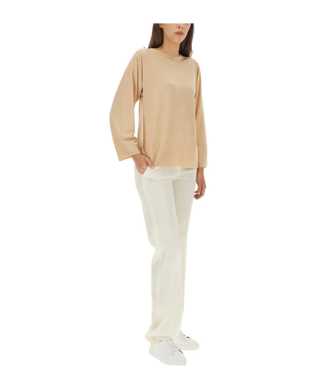 Zipper Pleated Casual Pants