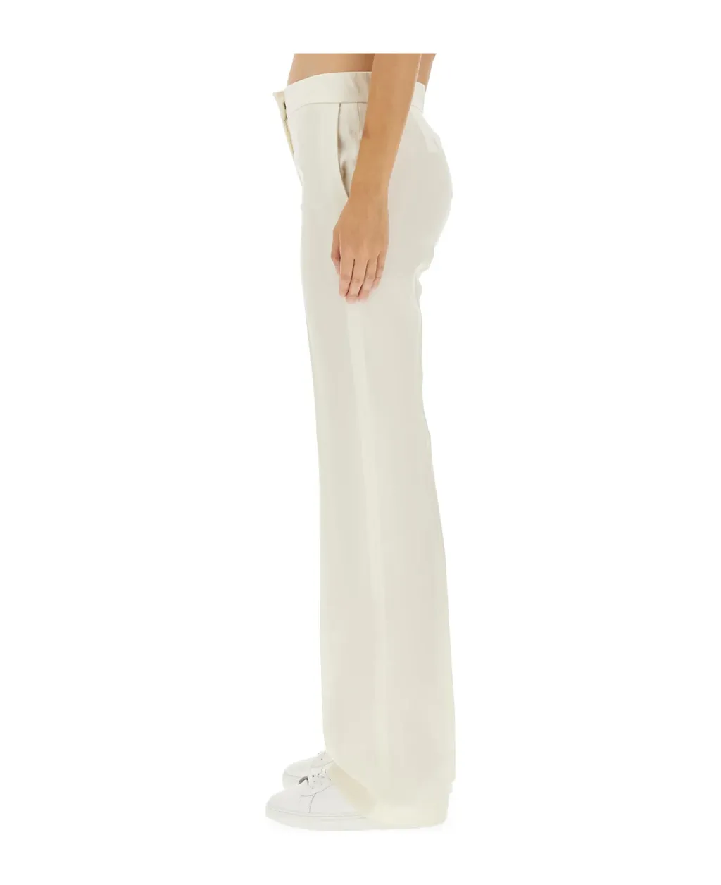 Zipper Pleated Casual Pants