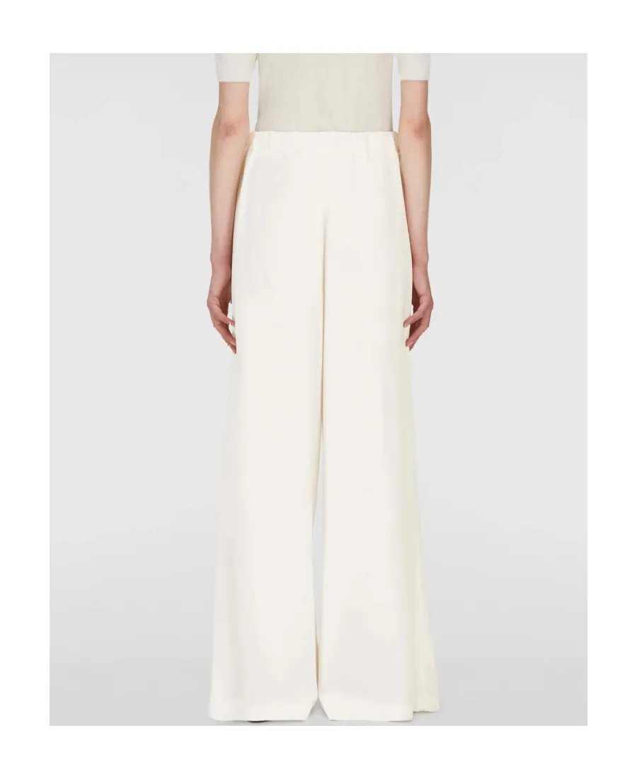 Pleated Wide-Leg Trousers
