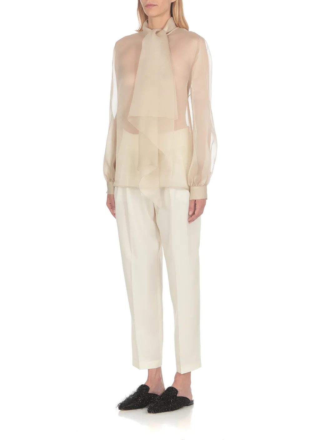 Pleated Detail Casual Pants