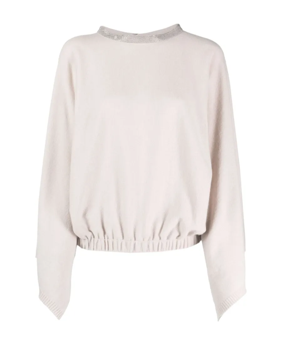 Round Neck Long Sleeved Sweater