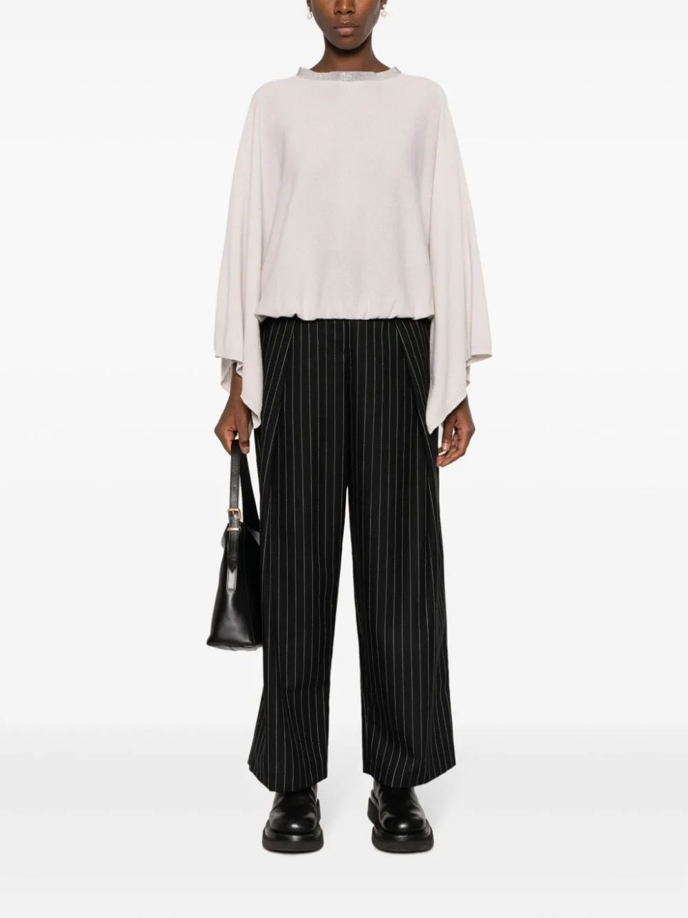 Round Neck Long Sleeved Sweater