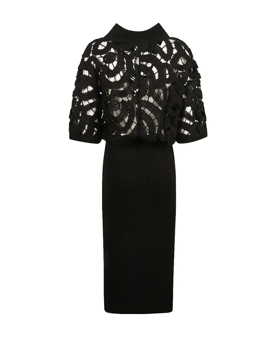 Hollowed-Out Dress