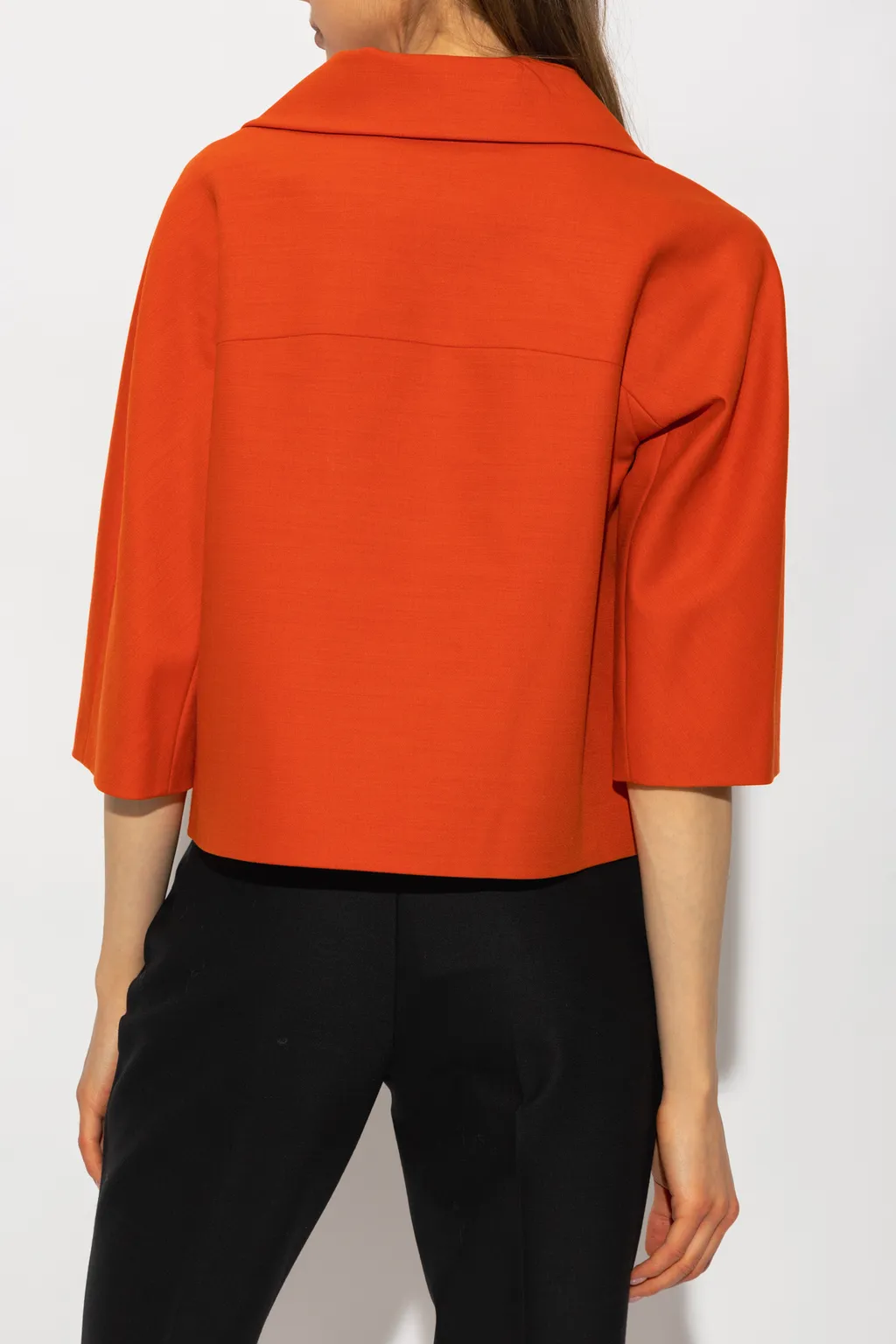 Double Breasted Cropped Blazer