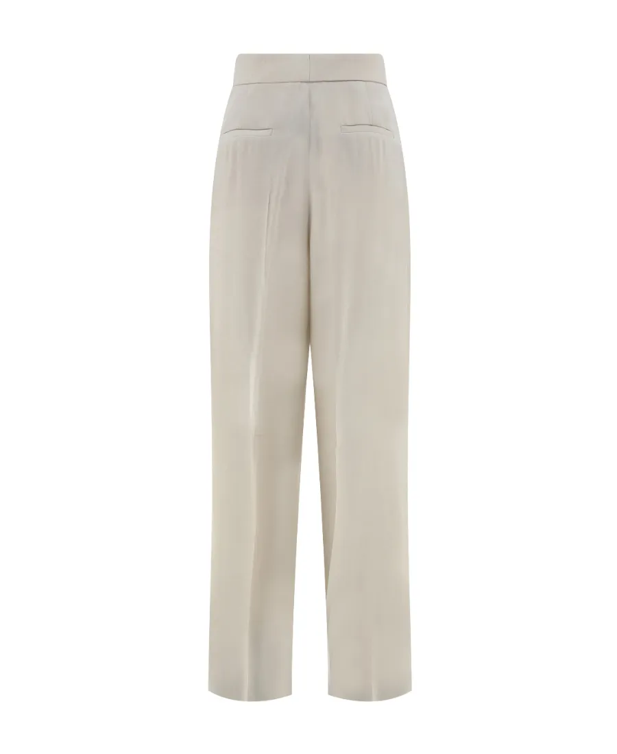 Straight-Leg Tailored Pants