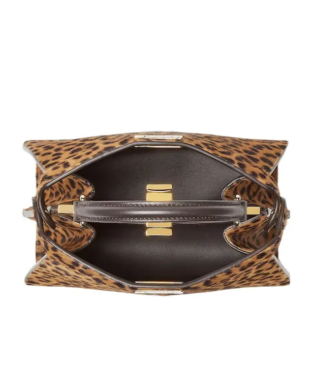 Petite Peekaboo Iseeu Leopard-Print Tote Bag