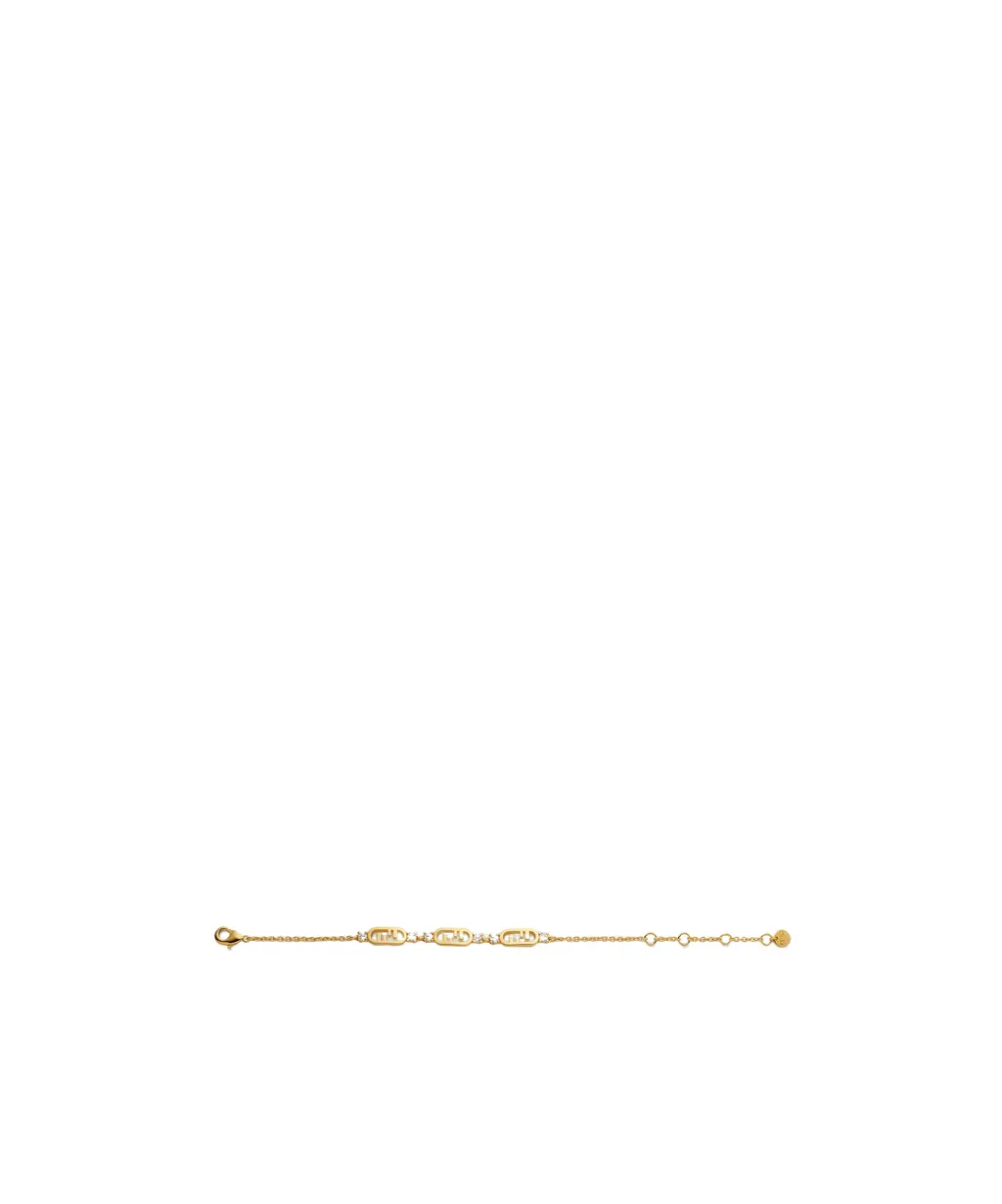 Crystal-Embellished Logo Bracelet