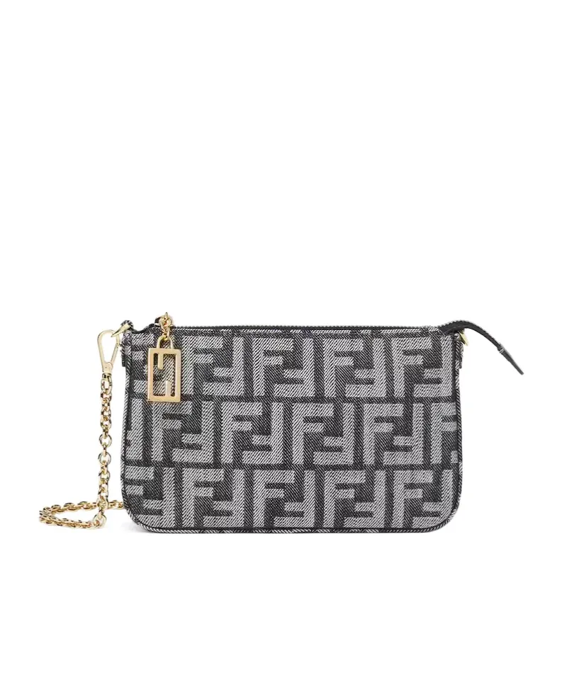 Baguette Ff Jacquard Pouch