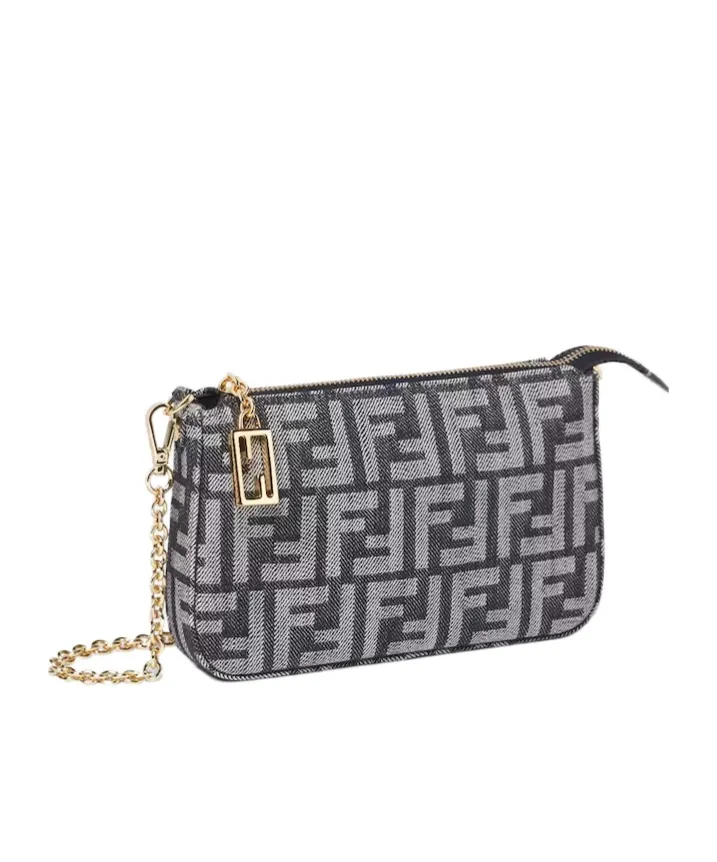Baguette Ff Jacquard Pouch