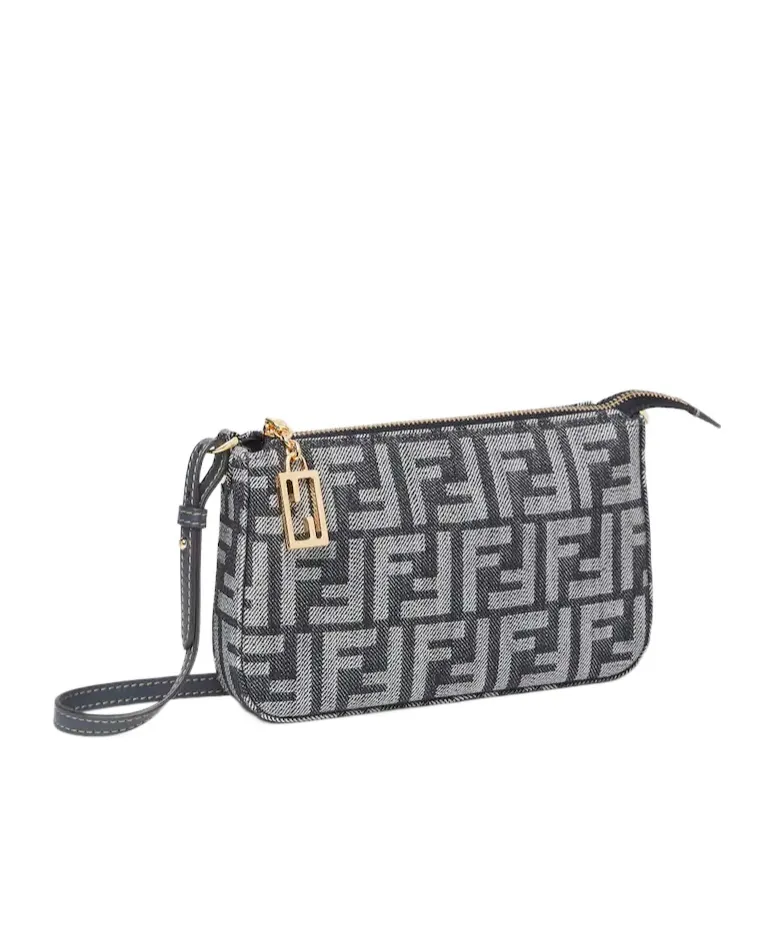 Baguette Ff Jacquard Pouch