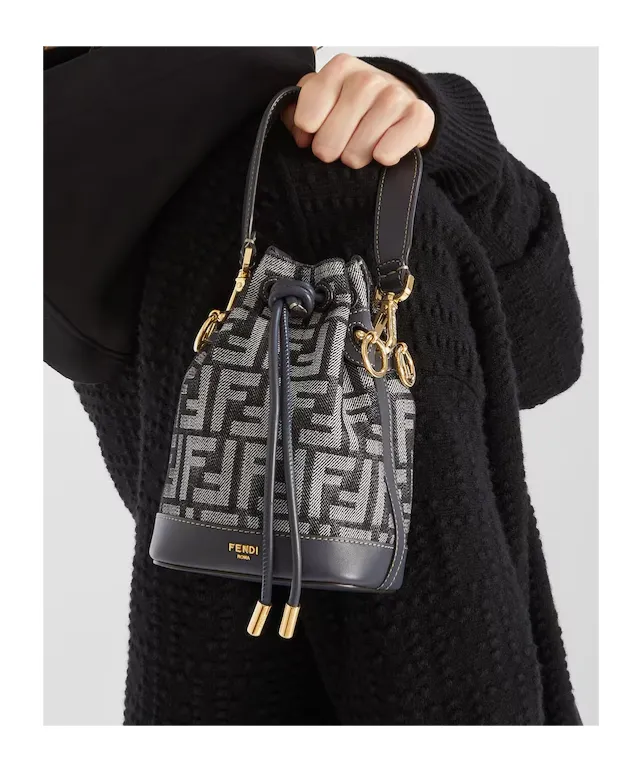 Mon Tresor Drawstring Bucket Bag