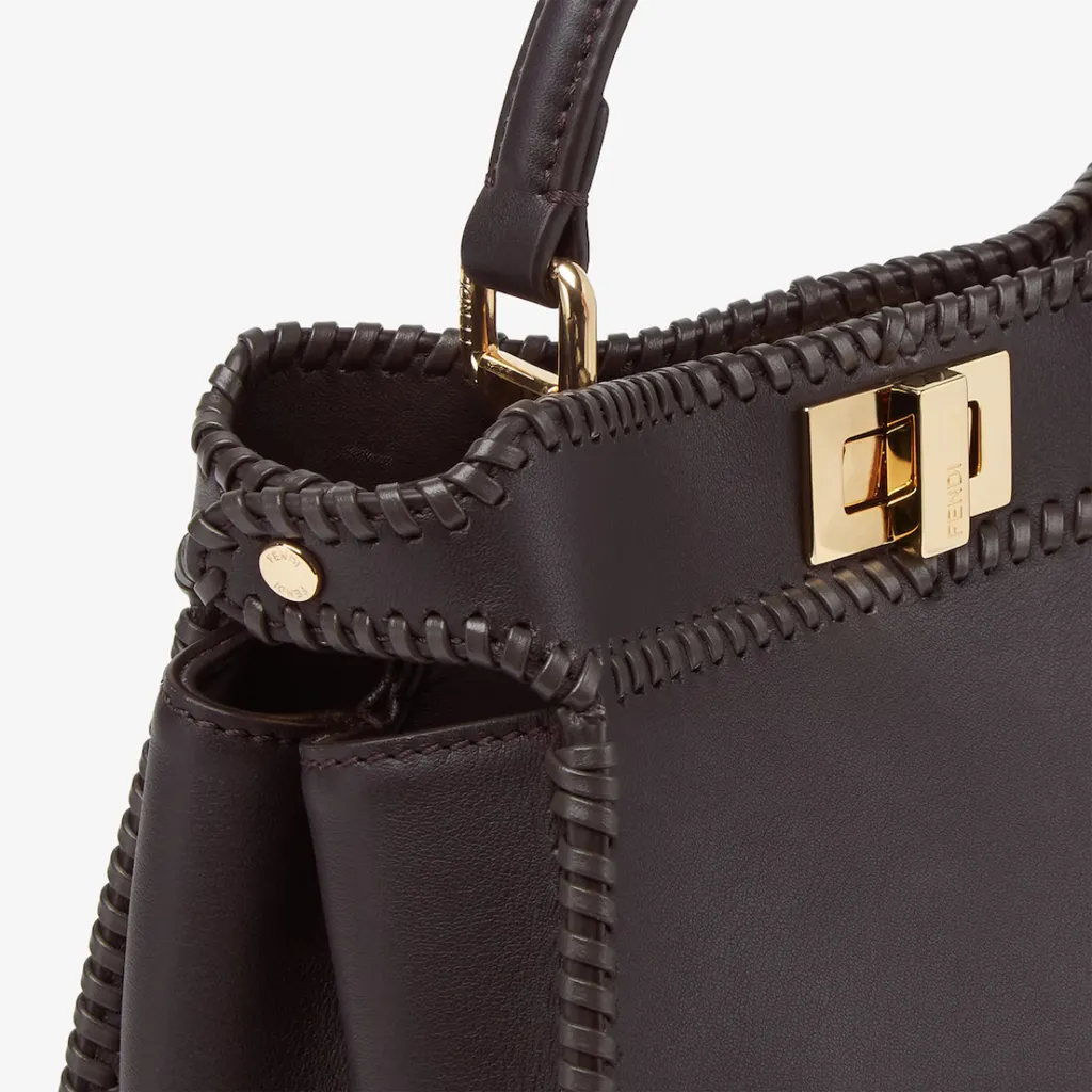 Small Peekaboo Braided Tote Bag