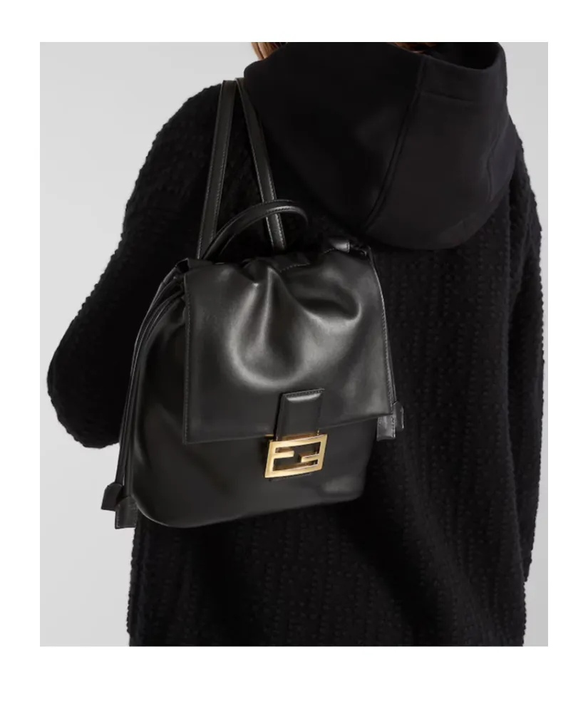 Ff Clasp Drawstring Backpack