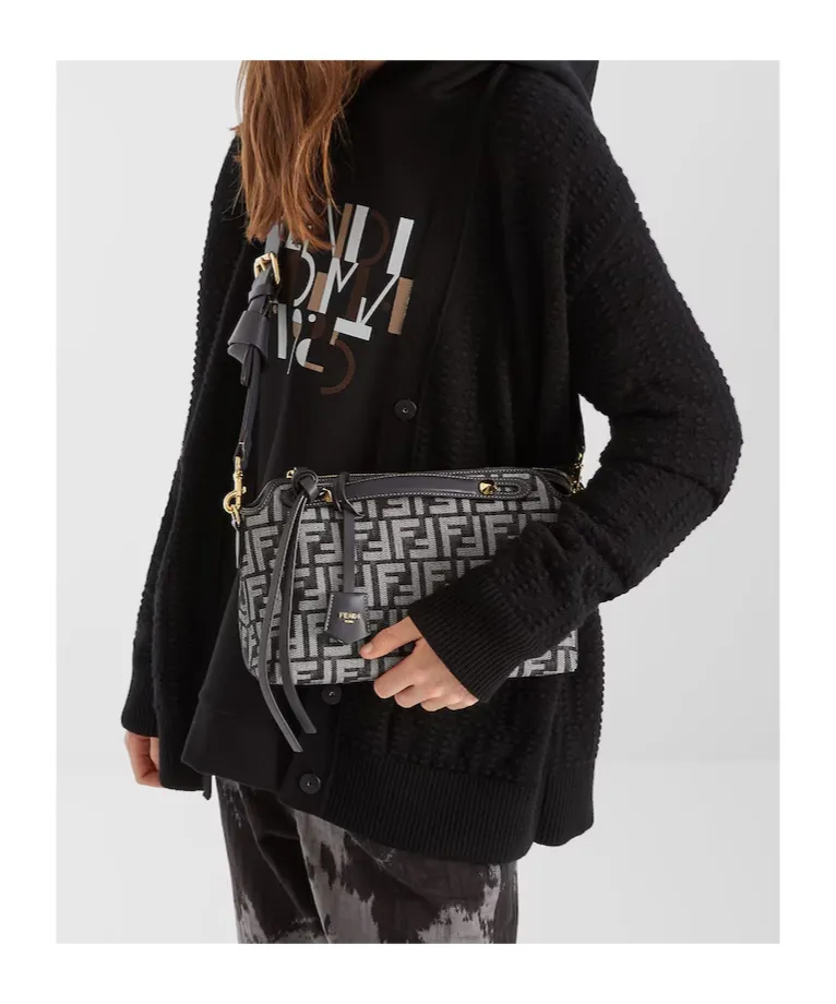 Medium By The Way Soft Ff Jacquard Tote Bag