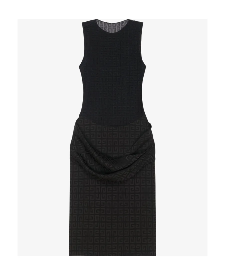 4G Jacquard Sleeveless Dress