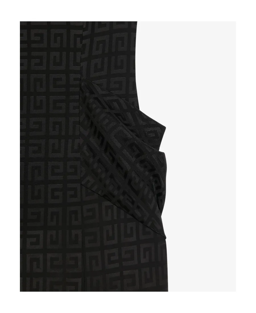 4G Jacquard Sleeveless Dress