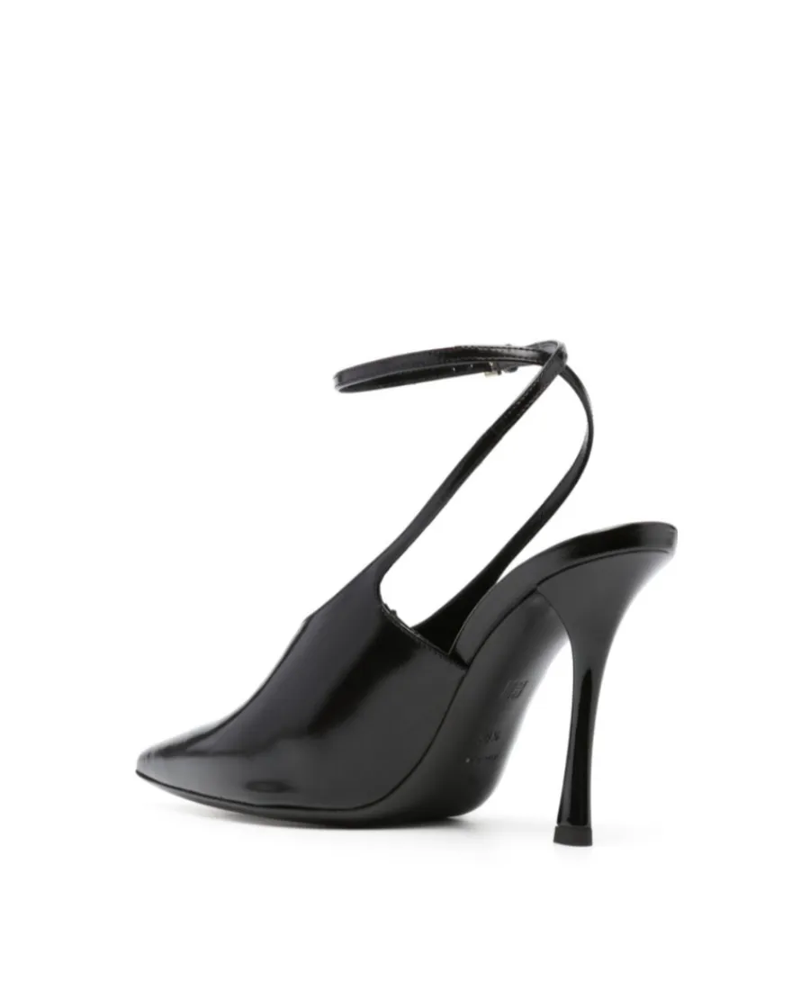 Show Pointed-Toe Slingback Pumps