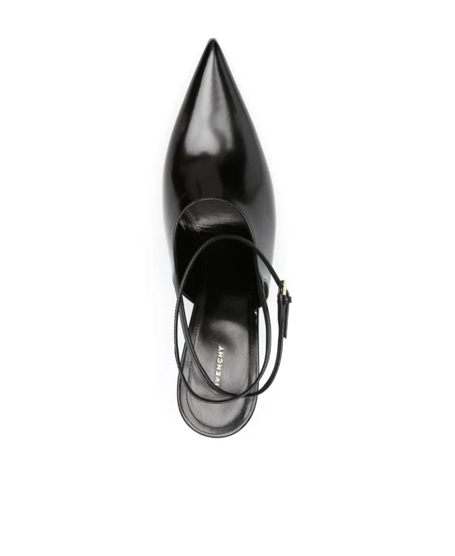 Show Pointed-Toe Slingback Pumps